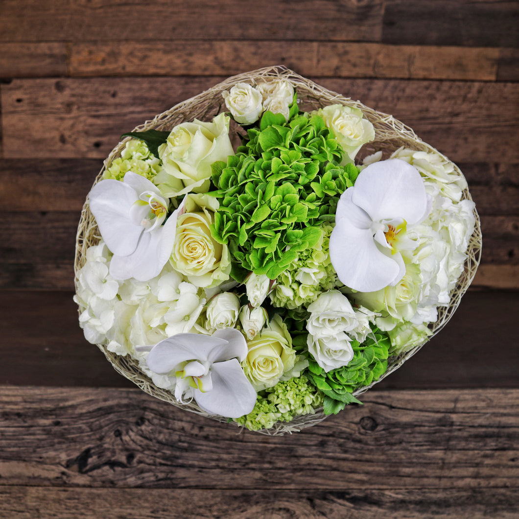 Rose, Orchid, and Hydrangea Bouquet