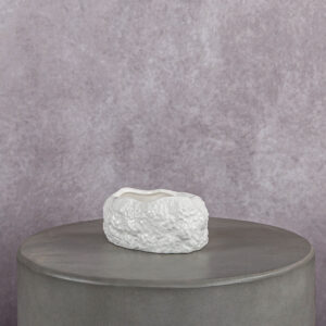 Ceramic Vase White (4 x 2 x 2.5 in)