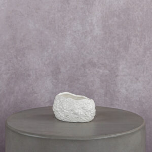 Ceramic Vase White (3.5 x 2.5 x 2.5 in)