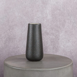 Ceramic Vase Black (2 x 2 x 8 in)
