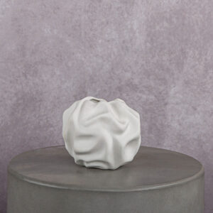 Ceramic Vase White (2 x 2 x 5 in)