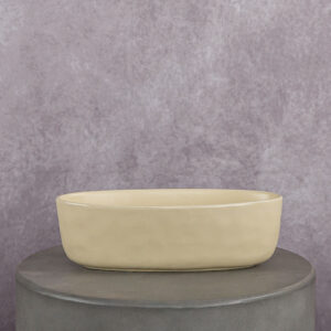 Ceramic Vase Yellow (11 x 5 x 3.5 in)