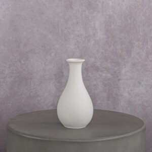 Bud Vase White (2 x 2 x 7 in)