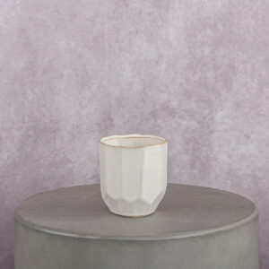 Ceramic Vase Cream (4 x 4 x 5 in)