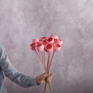 Bellcups Pink 5 stems per bunch