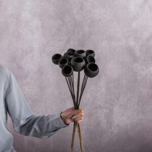 Bellcups Black 5 stems per bunch