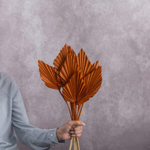 Spear Palm Dried Orange 5 stems per bunch