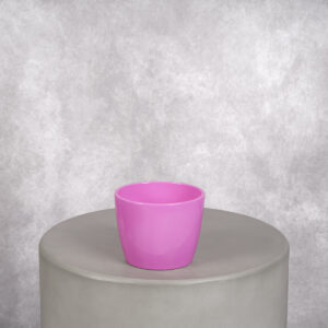 Ceramic Vase Pink (5 x 5 x 4 in)