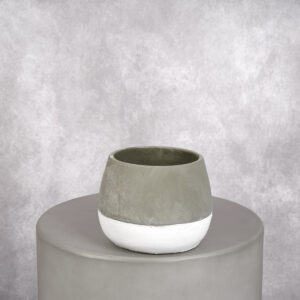 Cement Vase Grey (5 x 5 x 5 in)