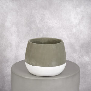 Cement Vase Grey (6 x 6 x 6 in)