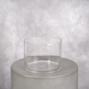 Glass Vase (8 x 8 x 6 in)