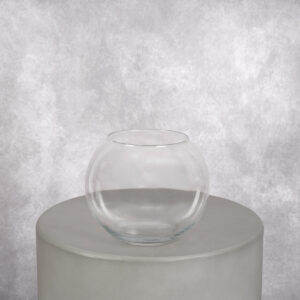 Glass Vase (5 x 5 x 6 in)