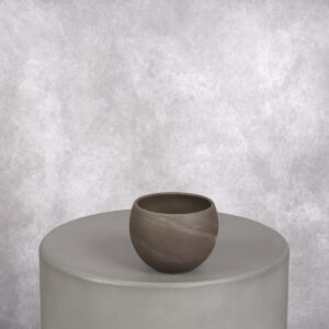 Clay Vase Brown (4 x 4 x 4 in)