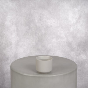 Ceramic Vase Grey (3 x 3 x 3 in)