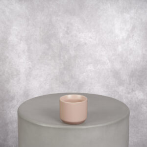 Ceramic Vase Pink (3 x 3 x 3 in)