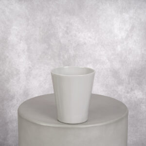 Ceramic Vase Grey (5 x 5 x 6 in)