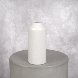Ceramic Bud Vase White (2 x 2 x 9 in)