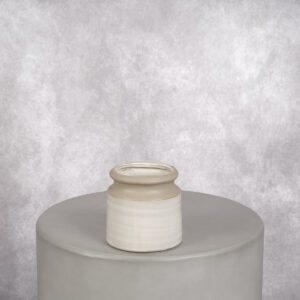 Ceramic Vase Brown (5 x 5 x 5 in)