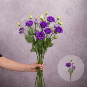 Lisianthus Purple 5 stems per bunch