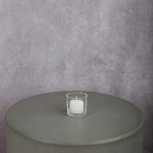 Votive Candle with vase (2 x 2 x 2 In)